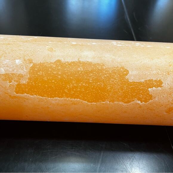 Pottery Barn Timber Pillar Cylindrical Centerpiece Long Burning Wax Candle 18” - Picture 9 of 14